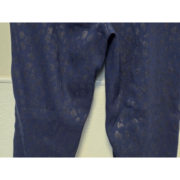 Women's Navy Leopard Crown &Ivy Pants Size 10 - Picture 8 of 10